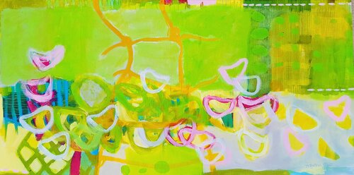 Rosengarten 2 di Ramona Hoffmann, Pittura in vendita su Singulart