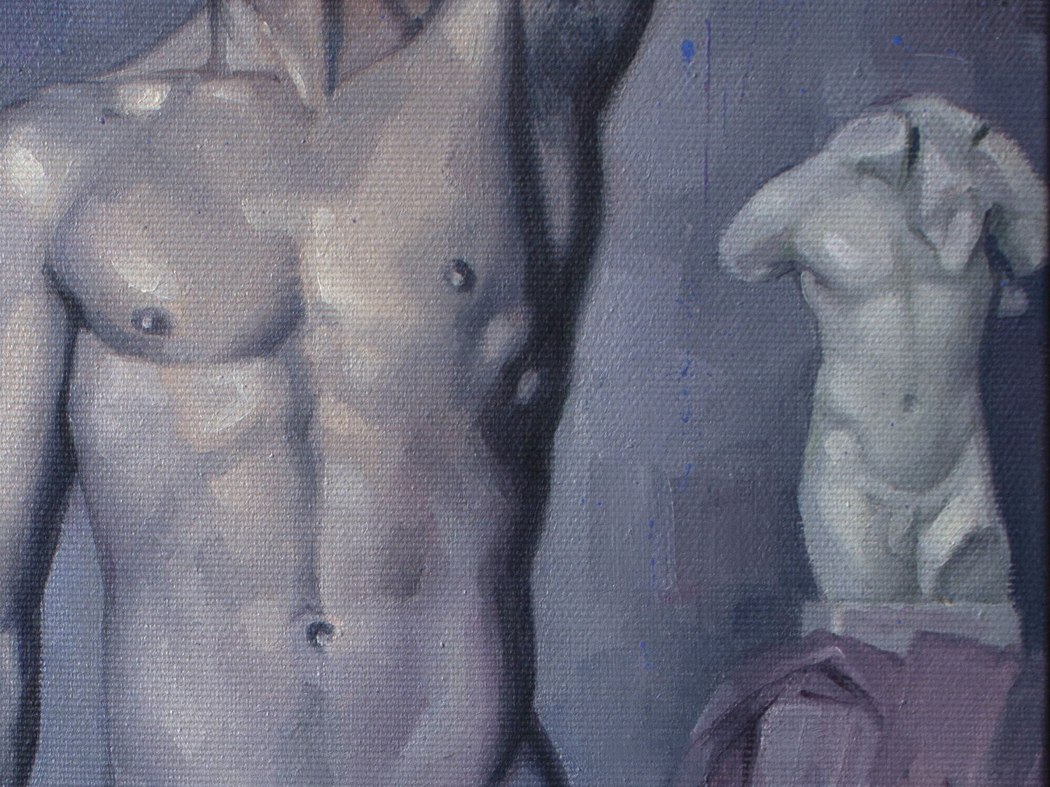 NUDE MALE MODEL by Yaroslav Sobol (Original oil painting of a young  handsome sitter in the artist's studio, Home Decor, Wall Art for sale) by  Yaroslav Sobol (2023) : Painting Oil on