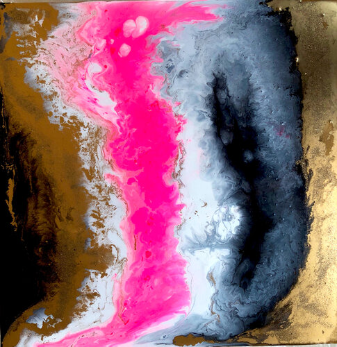 QUARTZ PINK di Carole Benichou, Pittura in vendita su Singulart