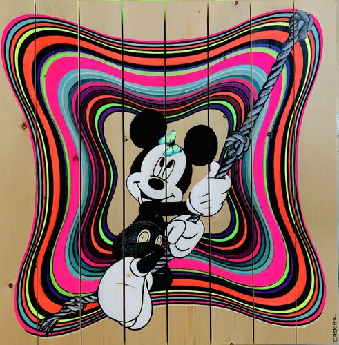 MICKEY WOOD von Carole Benichou, Malerei kaufen auf Singulart