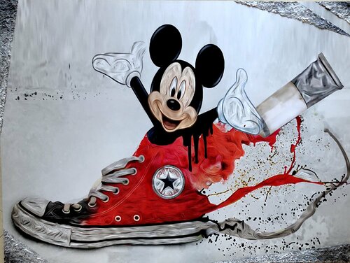 CONVERSE MICKEY van Carole Benichou, Andere media te koop op Singulart