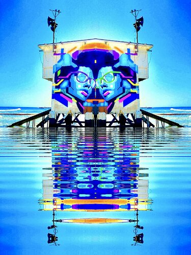 CABANE POP van Carole Benichou, Digitaal te koop op Singulart