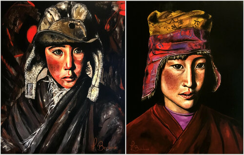 Tibet I  y  Tibet II van Ricardo Fabian Bertona, Schilderij te koop op Singulart