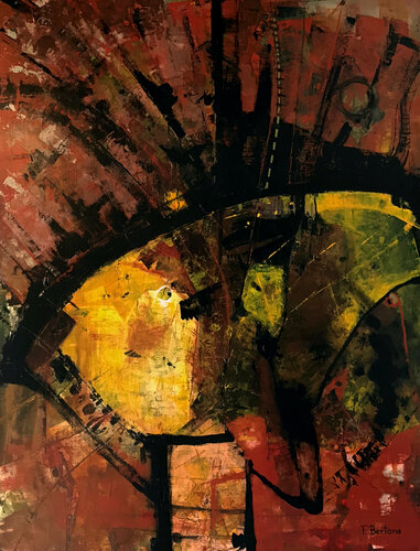 Enlazador de Mundos van Ricardo Fabian Bertona, Schilderij te koop op Singulart