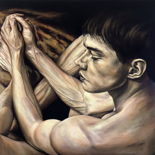 Listen II - commissioned work - Germany van Ricardo Fabian Bertona, Schilderij te koop op Singulart