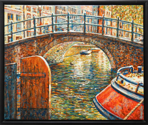 Duck Under A Low Bridge von Shaun Herron, Malerei kaufen auf Singulart