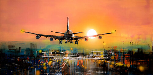 Departure GLARE van Bianca Prettau, Schilderij te koop op Singulart