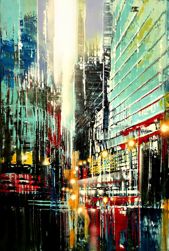 Upper East Offices di Bianca Prettau, Pittura in vendita su Singulart