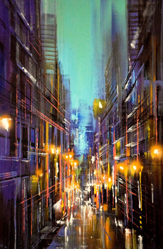 Evening Hours di Bianca Prettau, Pittura in vendita su Singulart