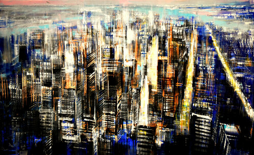 White Apple - monumental van Bianca Prettau, Schilderij te koop op Singulart