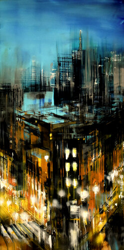 Junction, Main Avenue van Bianca Prettau, Schilderij te koop op Singulart