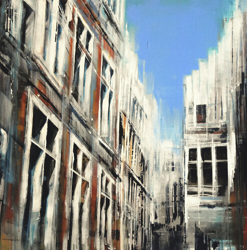 Guildhall Neighbourhood van Bianca Prettau, Schilderij te koop op Singulart