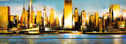 Hudson Glare Trail van Bianca Prettau, Schilderij te koop op Singulart