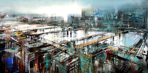 Canal de Bavière van Bianca Prettau, Schilderij te koop op Singulart