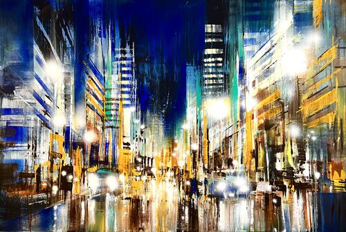 Just an ordinary evening van Bianca Prettau, Schilderij te koop op Singulart