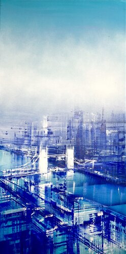 London’s Sunny mist van Bianca Prettau, Schilderij te koop op Singulart