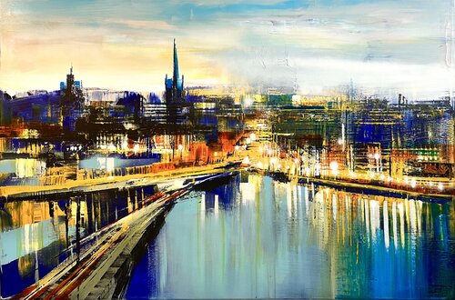 Riddarholmen van Bianca Prettau, Schilderij te koop op Singulart
