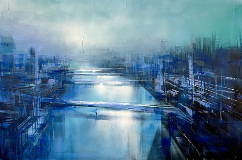 Blues river (REM) van Bianca Prettau, Schilderij te koop op Singulart