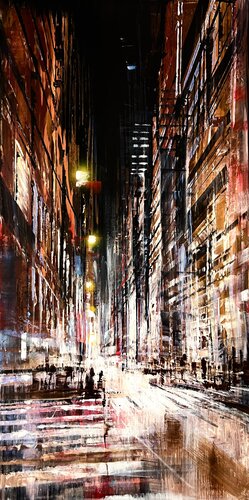 After midnight on 5th Av von Bianca Prettau, Malerei kaufen auf Singulart