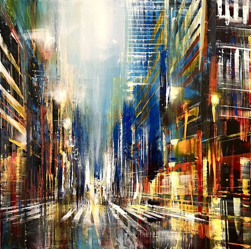 Morning haze van Bianca Prettau, Schilderij te koop op Singulart