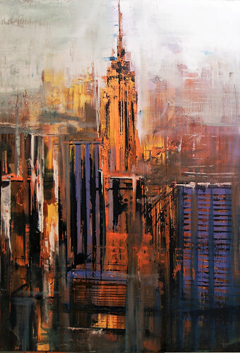 Brass Panorama van Bianca Prettau, Schilderij te koop op Singulart