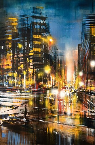 Mini market von Bianca Prettau, Malerei kaufen auf Singulart