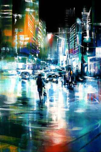 Walking Home II van Bianca Prettau, Schilderij te koop op Singulart