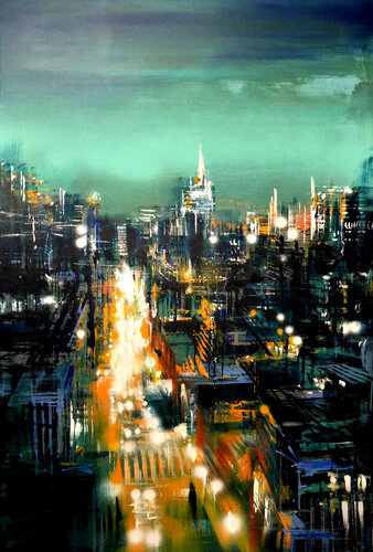 By Night de Bianca Prettau, Pintura a la venta en Singulart