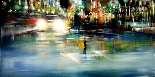 WALK van Bianca Prettau, Schilderij te koop op Singulart