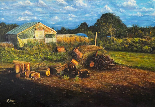 Summer Glory by Bassam Andari, Painting for Sale on Singulart