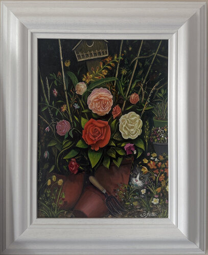 Spot The Kitten von Bassam Andari, Malerei kaufen auf Singulart