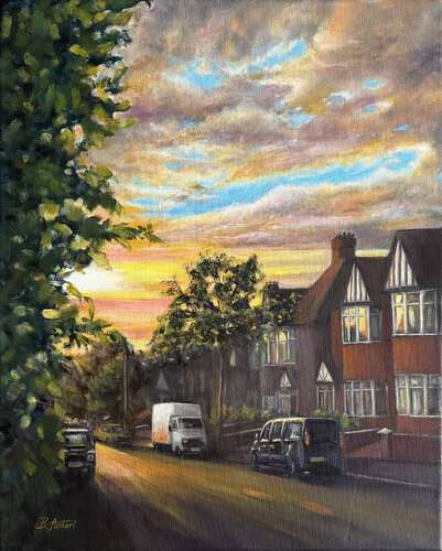 My street di Bassam Andari, Pittura in vendita su Singulart