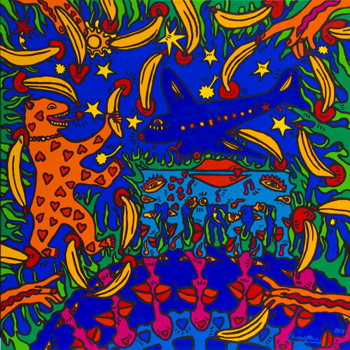 Happy Berlin de Christoph Mandera, Pintura a la venta en Singulart