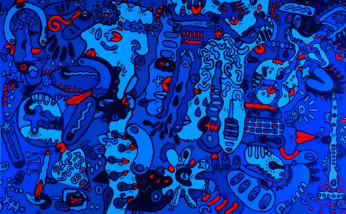 A night at the opera di Christoph Mandera, Pittura in vendita su Singulart