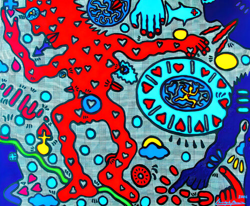 Eye of the tiger di Christoph Mandera, Pittura in vendita su Singulart