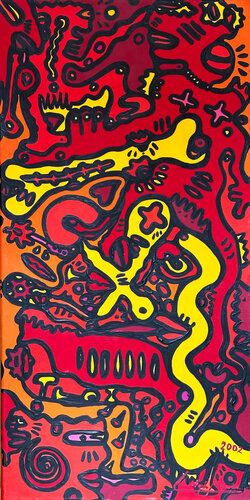 Der Gipfelstürmer de Christoph Mandera, Pintura a la venta en Singulart