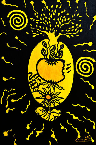 Glaube (Serie: Glaube Liebe Hoffnung) de Christoph Mandera, Pintura a la venta en Singulart