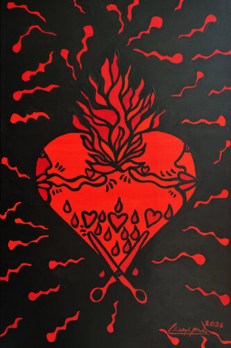 Liebe (Serie: Glaube, Liebe, Hoffnung) de Christoph Mandera, Pintura a la venta en Singulart