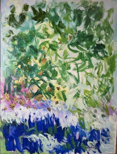 La forêt magique von Michèle Herblin, Malerei kaufen auf Singulart