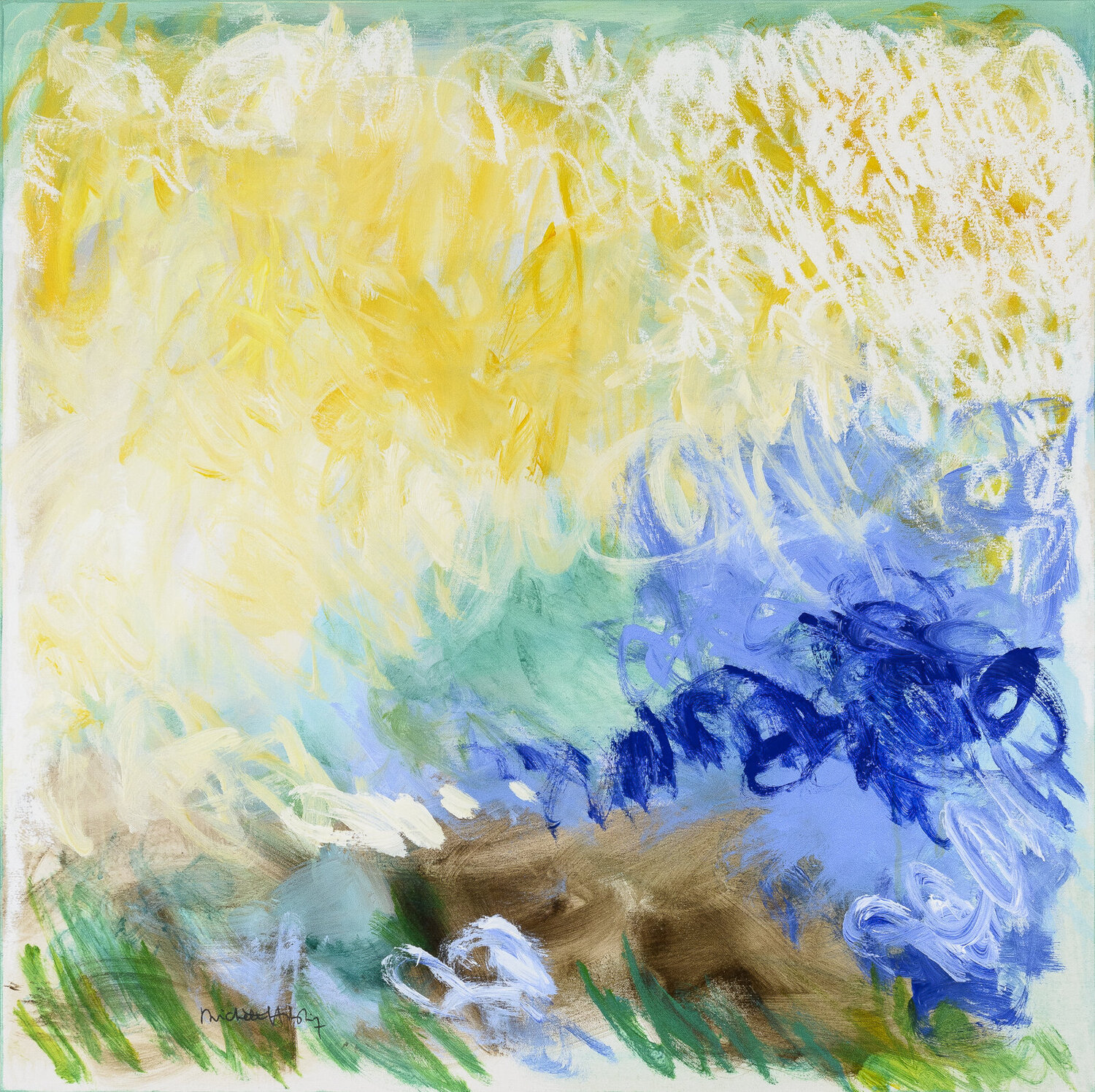 オイルパステル絵画販売 : 現代オイルパステル絵画をオンライン