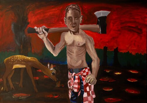 Und nun? by Maximilian Zander, Painting for Sale on Singulart