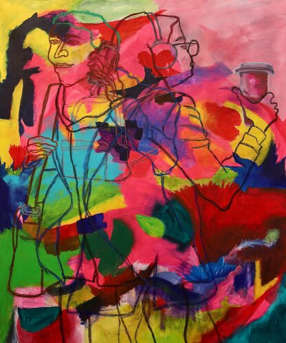 Zombie time von Maximilian Zander, Malerei kaufen auf Singulart