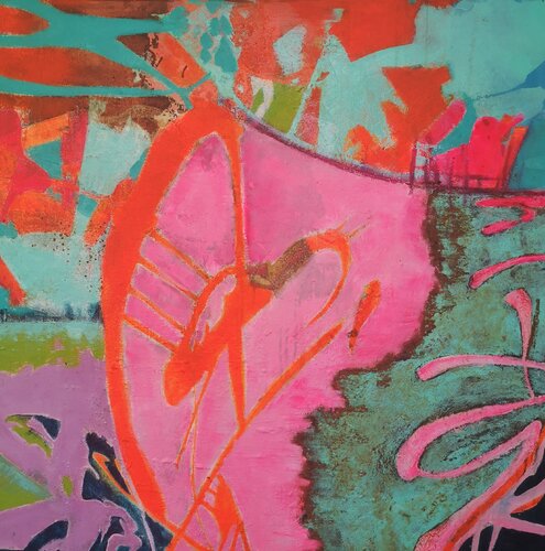 Ich geh mit auf Deinem Weg... par Michaela Kuhl, Peinture en vente sur Singulart