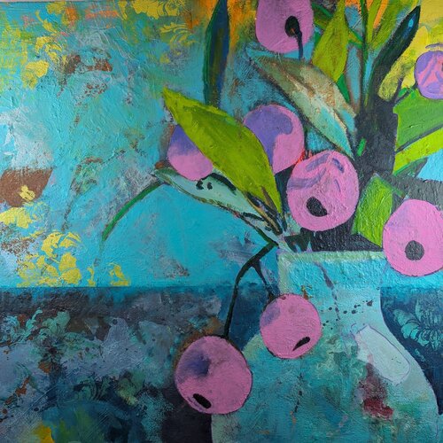 Träume des Winters van Michaela Kuhl, Schilderij te koop op Singulart