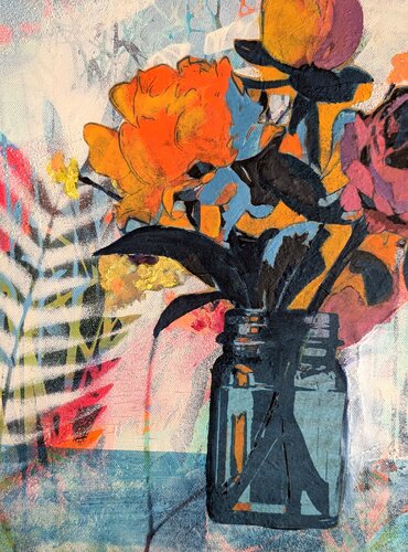 Auf rasche Genesung par Michaela Kuhl, Peinture en vente sur Singulart