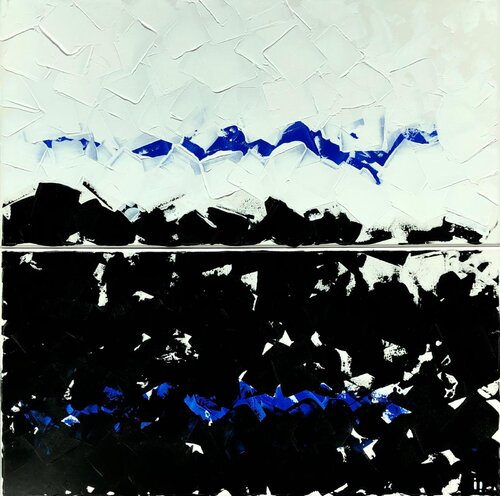 Diptyque Horizon par Ines Soavi, Peinture en vente sur Singulart