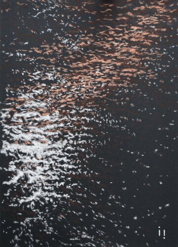 Scintillement Du Marais - 31,9 X 41,9 encadré par Ines Soavi, Œuvre sur papier en vente sur Singulart