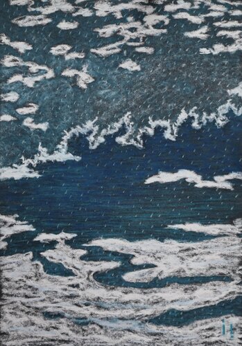 Hokkaido Snow - 31,9 X 41,9 encadré par Ines Soavi, Œuvre sur papier en vente sur Singulart