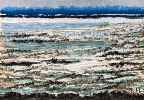 Limons du Golfe - encadré 41,9 X 31,9 par Ines Soavi, Œuvre sur papier en vente sur Singulart