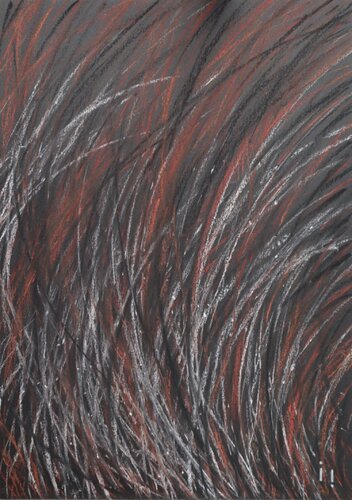 Herbes Terre d'Ombre - 31,9 X 41,9 encadré by Ines Soavi, 종이 for Sale on Singulart